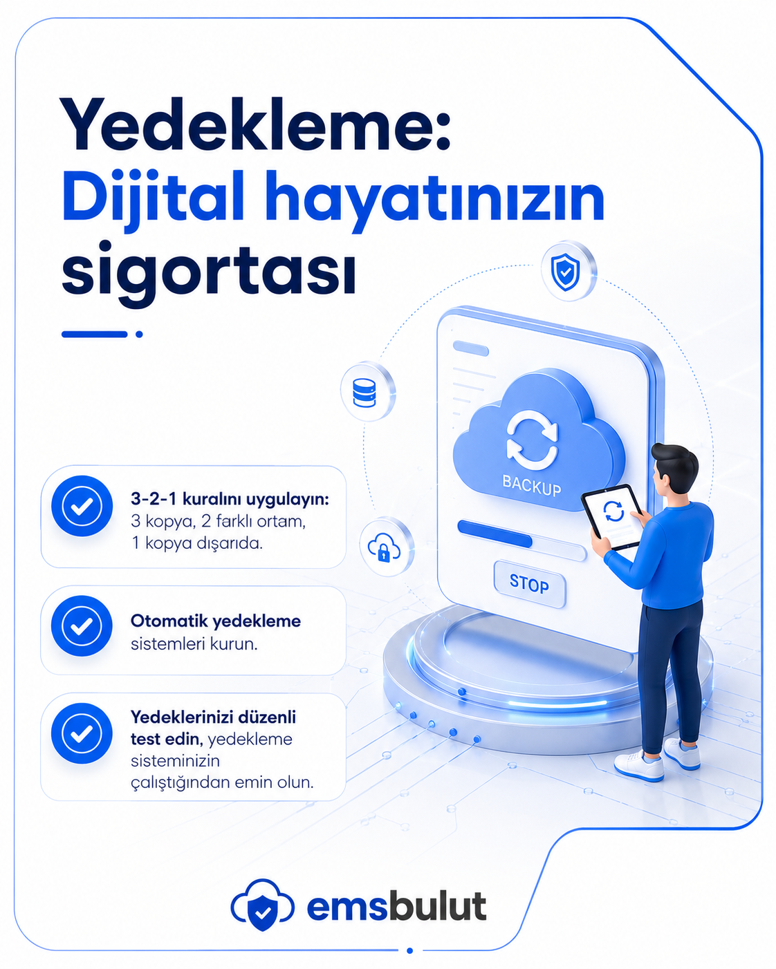 EMS Bulut yedekleme çözümü